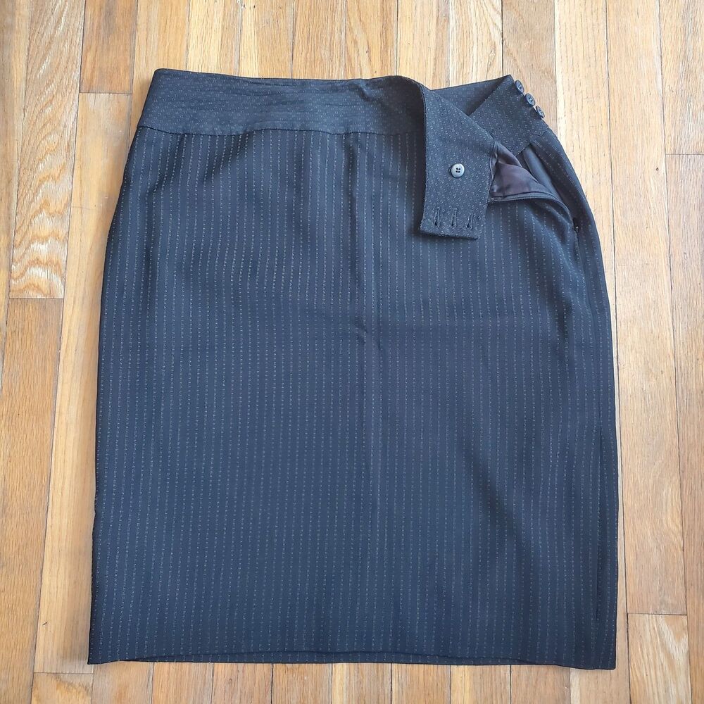 Ann Taylor Loft skirt pencil wool rayon blend size 12